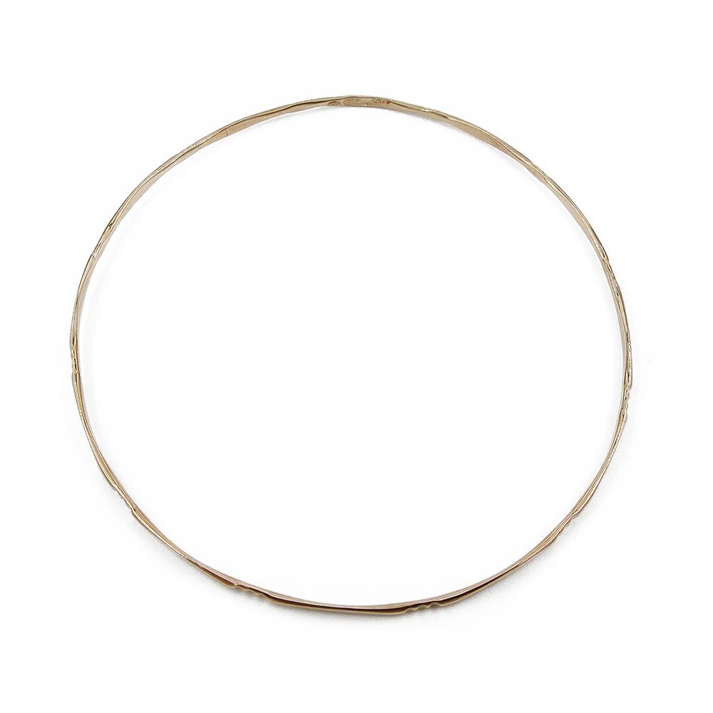 Siro kultainen rannerengas 1.5mm 60x65mm 1978 Kultakeskus Oy #2 Kultatukku.fi