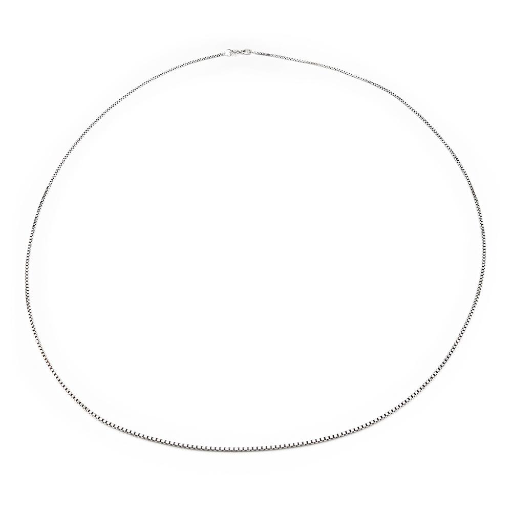 Valkokultainen venetsiariipusketju 1.10mm 50cm Kultakeskus Oy #0 Kultatukku.fi