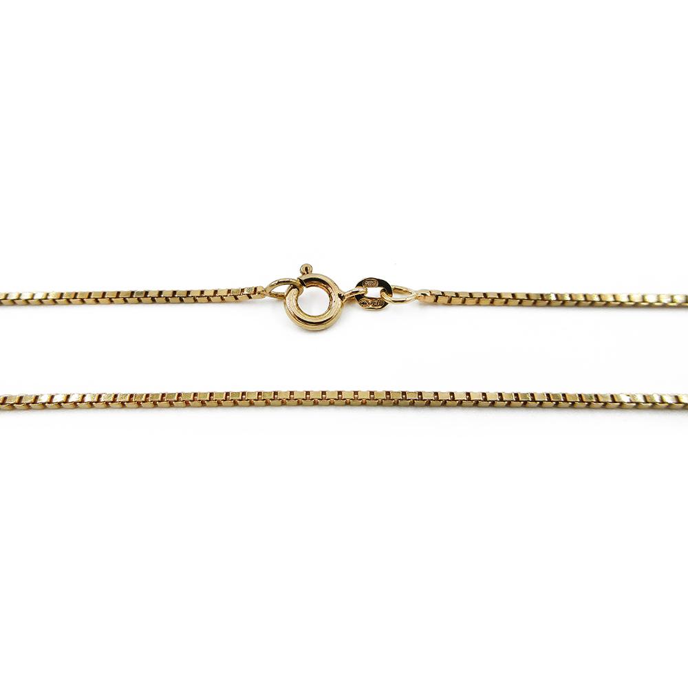 Kultainen pitkä venetsiariipusketju 1,15mm 60cm #1 Kultatukku.fi