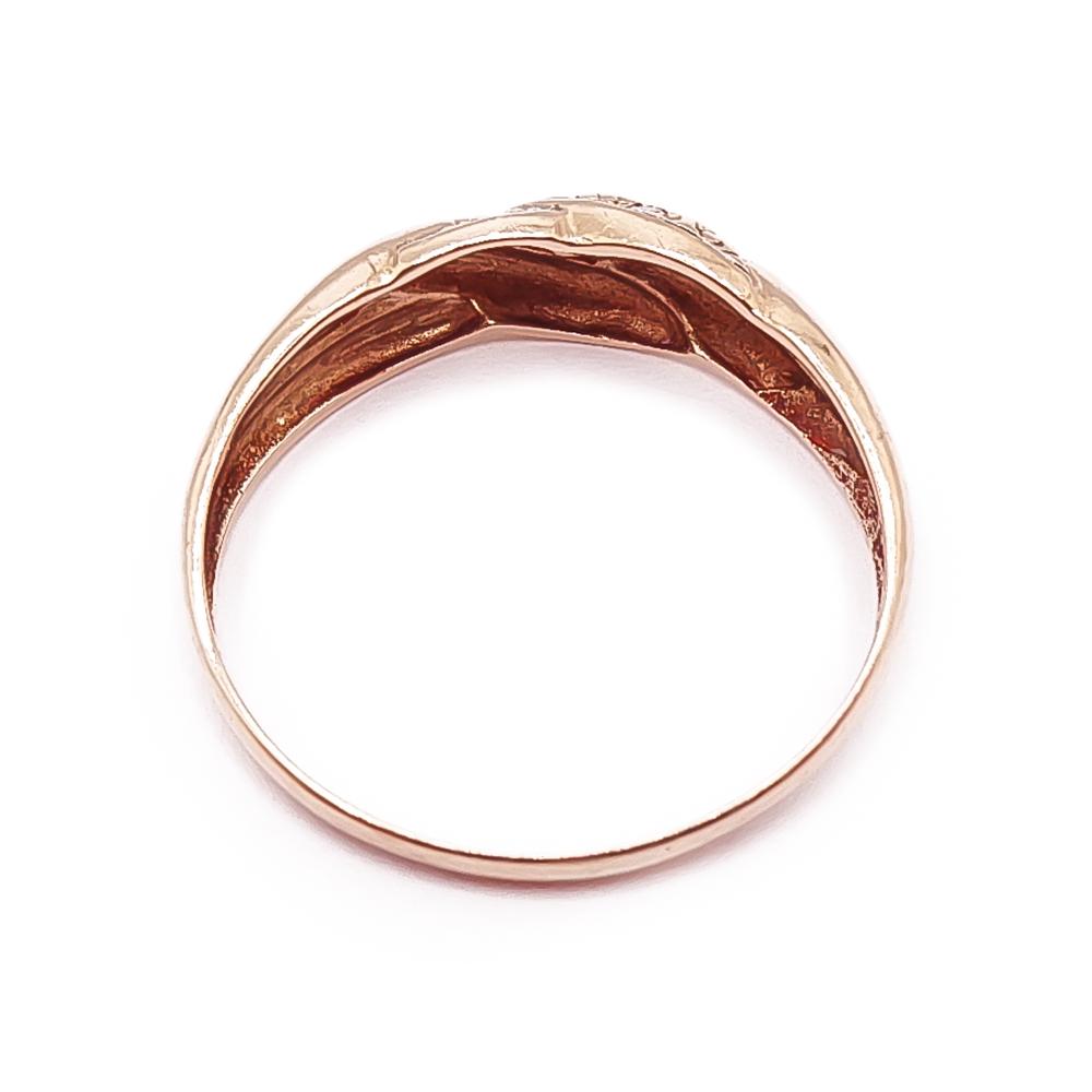 Kultainen timanttisormus 0,01ct 19mm #1 Kultatukku.fi