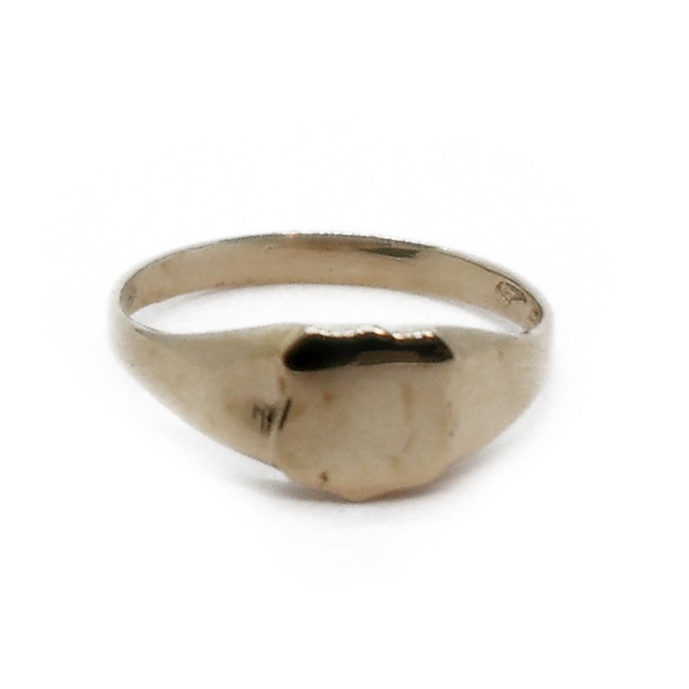 Kultainen kastesormus 585 / 14K, 0,53 g #1 Kultatukku.fi