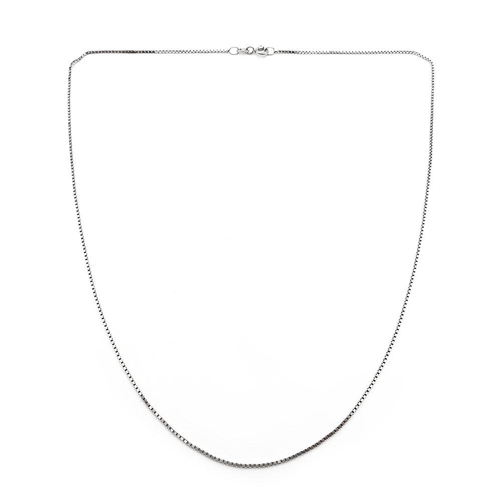 0,9mm valkokultainen venetsiaketju 45cm #0 Kultatukku.fi