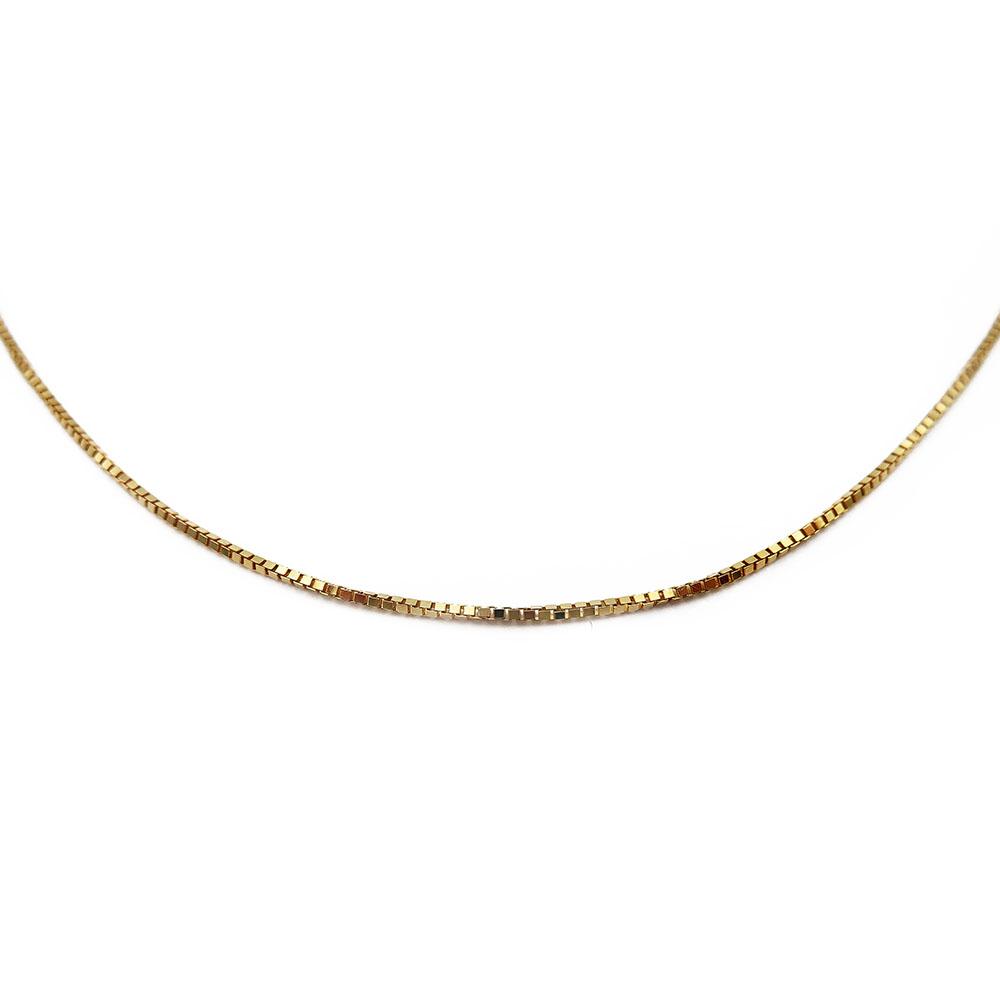 0,7mm Venetsiaketju 42cm #1 Kultatukku.fi