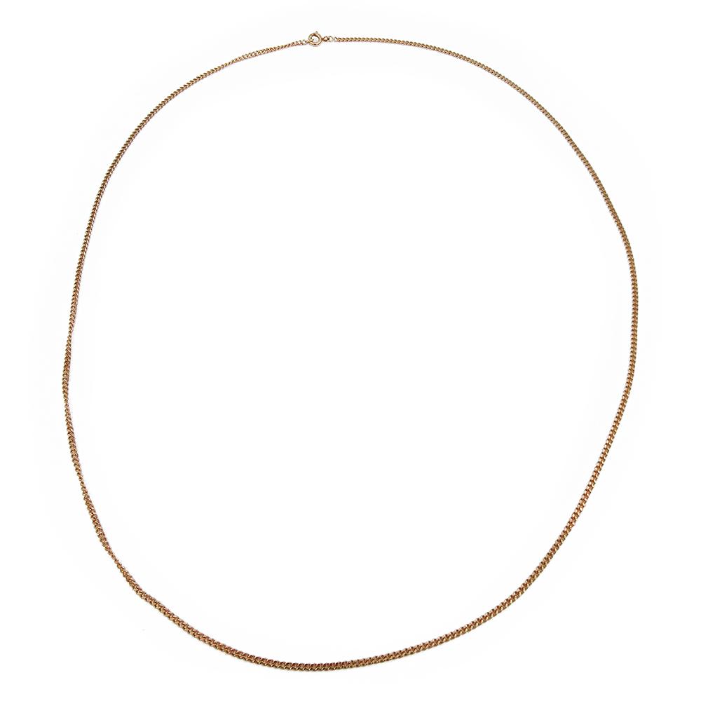 Kultakeskus Oy kultainen panssarikaulaketju 585, 70 cm x 2,05 mm #0 Kultatukku.fi