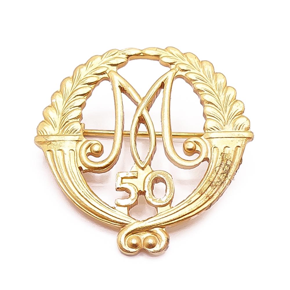 Kullattu hopea Martta-solki 50v #0 Kultatukku.fi