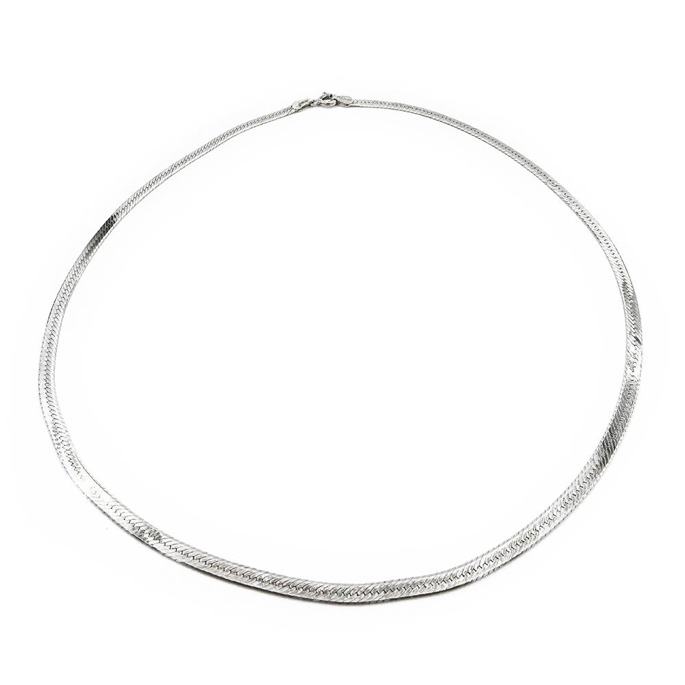 Hopeinen timanttileikattu kaulaketju 42cm 3mm #0 Kultatukku.fi