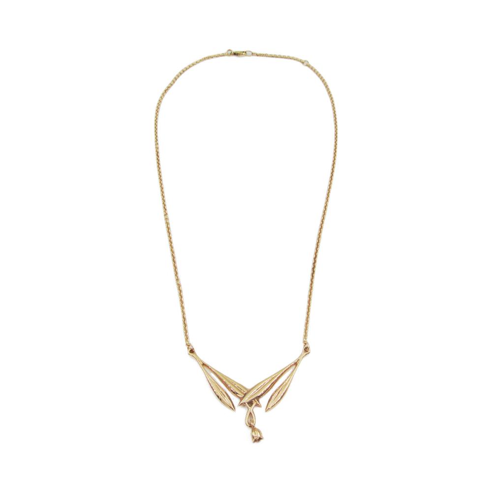 Kalevala Koru Kielo -kaulakoru 14K kultaa 42–45 cm #0 Kultatukku.fi