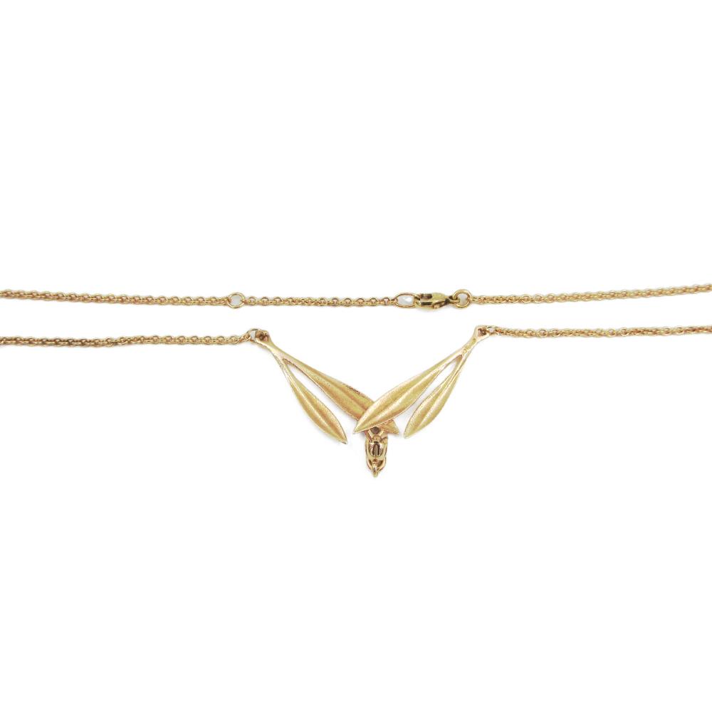 Kalevala Koru Kielo -kaulakoru 14K kultaa 42–45 cm #2 Kultatukku.fi
