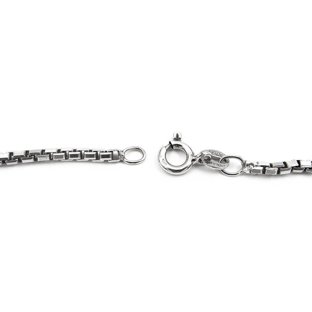 Hopeinen 925 venetsiaketjurannekoru 17,5 cm, 2 mm #2 Kultatukku.fi