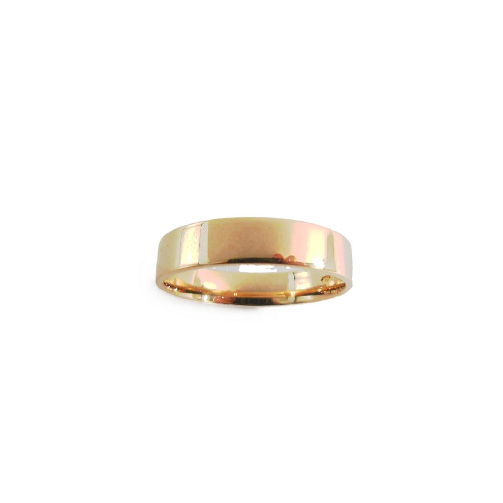 Kultakeskus sileä 14K kultasormus 22 mm, 5,4 mm – 2015 #3 Kultatukku.fi