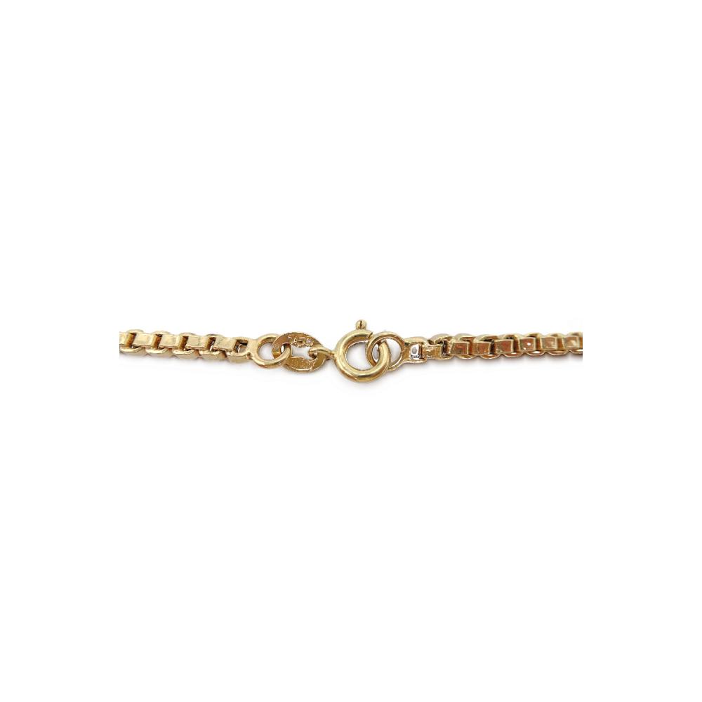 18K 2,6mm Venetsiaranneketju 19cm #1 Kultatukku.fi