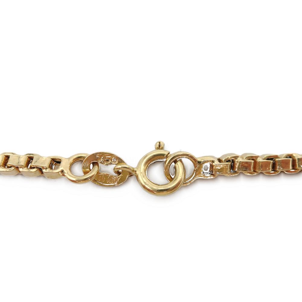 18K 2,6mm Venetsiaranneketju 19cm #1 Kultatukku.fi