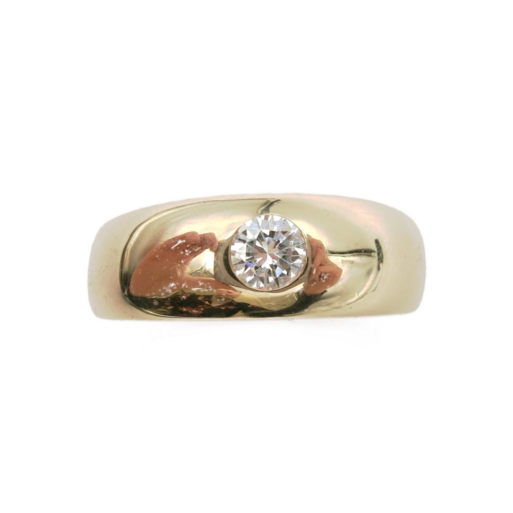18k Timanttisormus 0,33ct 20mm #2 Kultatukku.fi