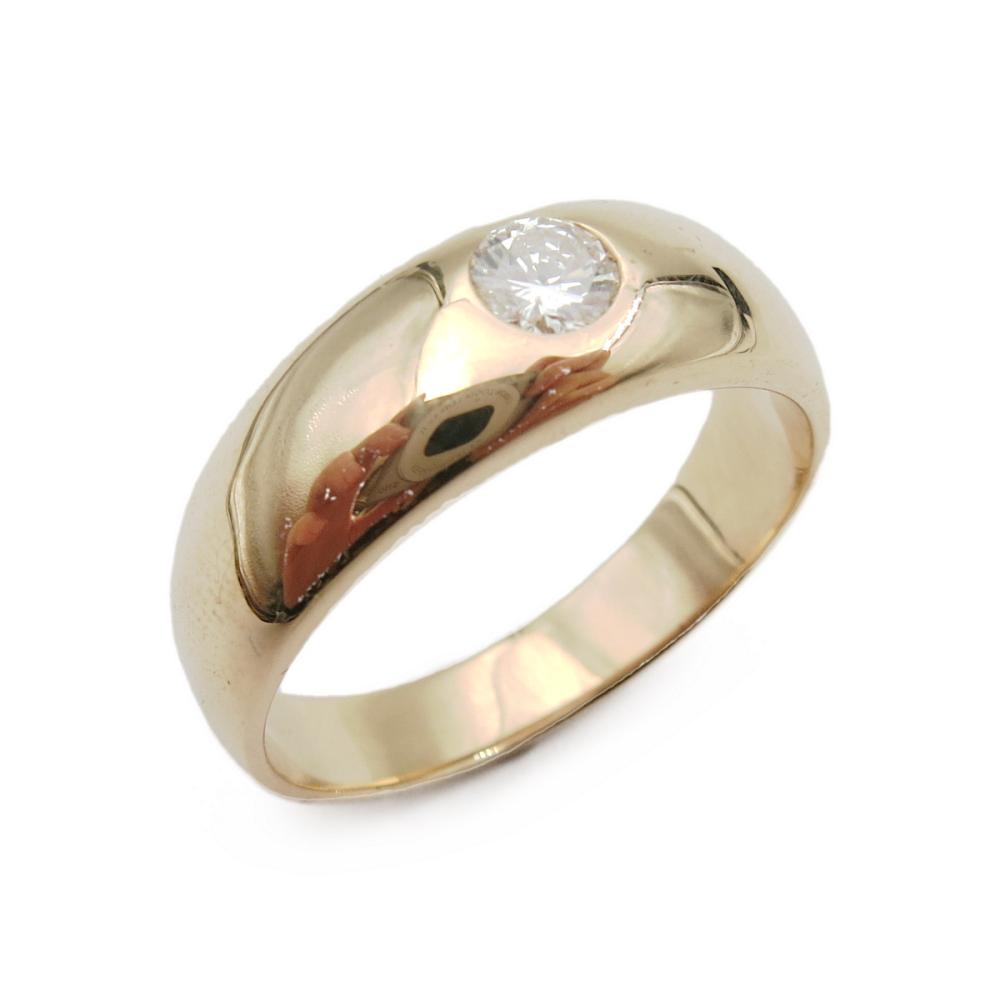 18k Timanttisormus 0,33ct 20mm #0 Kultatukku.fi