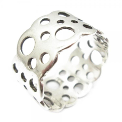 Tuotekuva Liisa Vitali hopeinen Pitsi-sormus 18,25mm v.-73