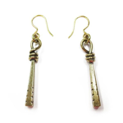 Tuotekuva Kalevalakorun Pahanpiiska-korvakorut pronssi