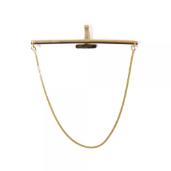 Tuotekuva Kultainen solmioneula ketjulla