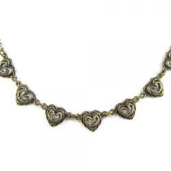 Tuotekuva Kalevala Koru Talon Sydän kaulakääty 42/45cm pronssia