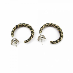 Tuotekuva Kalevala Koru Halikon Lampolan Kierre korvakorut, pronssi