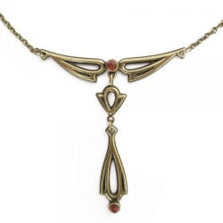 Tuotekuva Illusioni-kaulakoru 42/44cm, karneoli pronssi Kalevala Koru