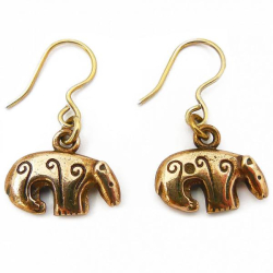 Tuotekuva Kalevankarhu korvakorut pronssi Kalevala Koru