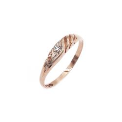 Tuotekuva Kultainen siro timanttisormus 0.02ct 17 RMV-Korut Oy
