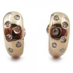 Tuotekuva Kultaiset korvakorut timanteilla 6x 0,005ct