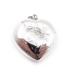Tuotekuva Hopeinen iso sydänriipus