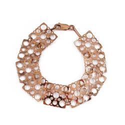 Tuotekuva Liisa Vitali kultainen Pitsi rannekoru 18cm 15mm 1973 NW