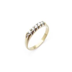 Tuotekuva Kultainen timanttisormus 0,15 ct koko 19+