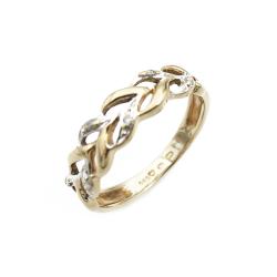 Tuotekuva Kultainen timanttisormus 0.02ct 15,0mm