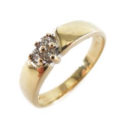 Tuotekuva Kultainen timanttisormus 18mm, 3x0.03ct