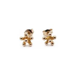 Tuotekuva Kultaiset kukka korvakorut tapilla 6mm SO
