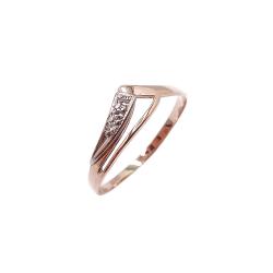 Tuotekuva Kultainen timanttisormus 15mm 0,02ct