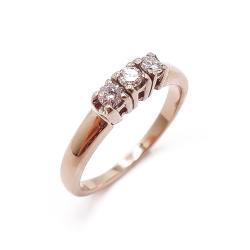 Tuotekuva Kultainen timanttisormus 0,15ct 18mm v.2008