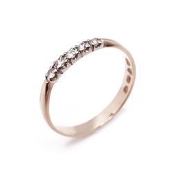 Tuotekuva Kultainen timanttirivisormus 0,05ct 16,5mm v.2000