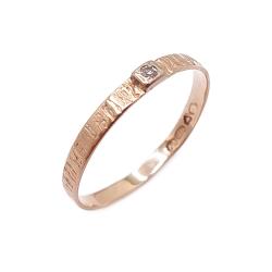 Tuotekuva Kultainen timanttisormus 0,005ct 17mm v.-76