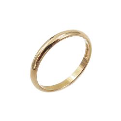 Tuotekuva 18k sileä kihlasormus v.1990 halk.19mm, lev 2.6mm
