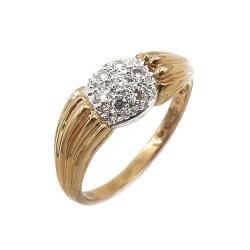 Tuotekuva Timanttisormus yht.0,12ct v.1988 halk.17mm