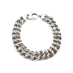 Tuotekuva Hopeinen leveä ranneketju 19cm lev.13mm
