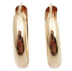 Tuotekuva Kultaiset puolipyöreät renkaat 3x18mm