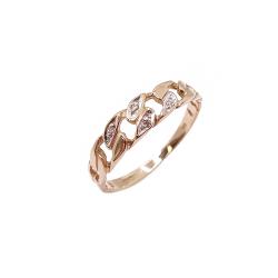 Tuotekuva Kultainen timanttisormus 0,02ct 18mm