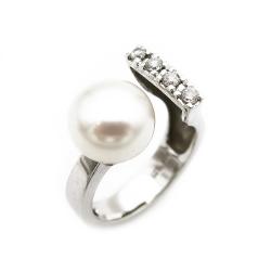 Tuotekuva Hopeinen helmi zirkoniasormus 16,0mm