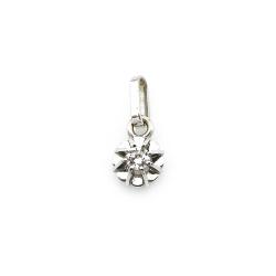 Tuotekuva Valkokultainen timanttiriipus 0.03ct, 18k