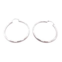 Tuotekuva Hopeiset korvarenkaat kuviot