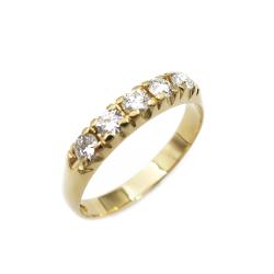 Tuotekuva Kultainen timanttisormus 0.25ct 17,0mm 18k