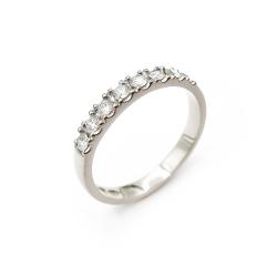 Tuotekuva Valkokultainen timanttisormus 16mm 0,24ct