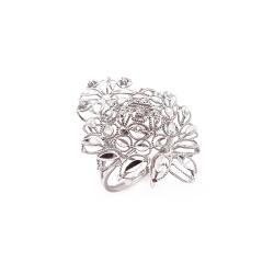 Tuotekuva 18k valkokultainen sormus 17,5mm