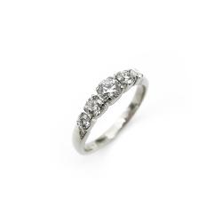 Tuotekuva Valkokultainen timanttisormus 0.50ct 16,25mm, laboratoriotimantti