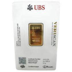 Tuotekuva UBS Sijoituskultalaatta 10g AA3233